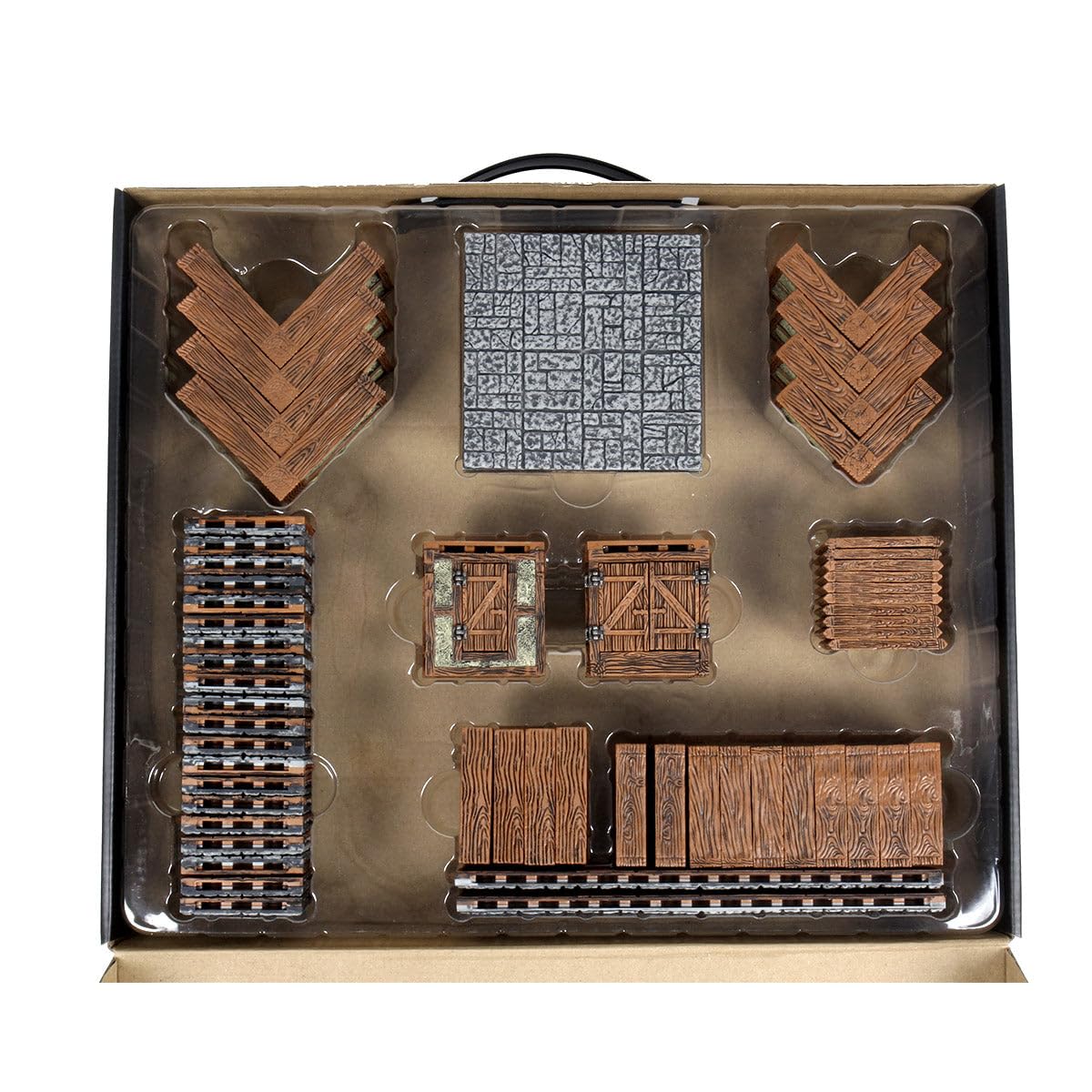 WizKids Warlock Tiles: Base Set Town & Village II Full Height Plaster Walls