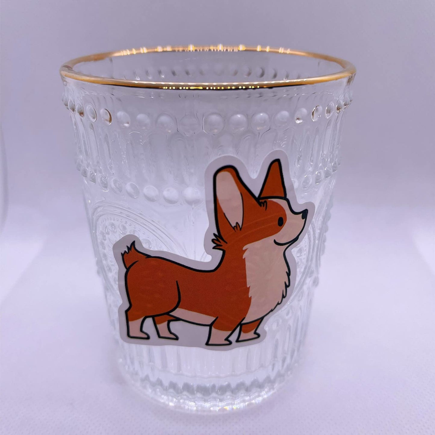 WLJIAO Welsh Corgi Dog Stickers – 50Pcs Waterproof Vinyl Decals for Laptops, Water Bottles & More