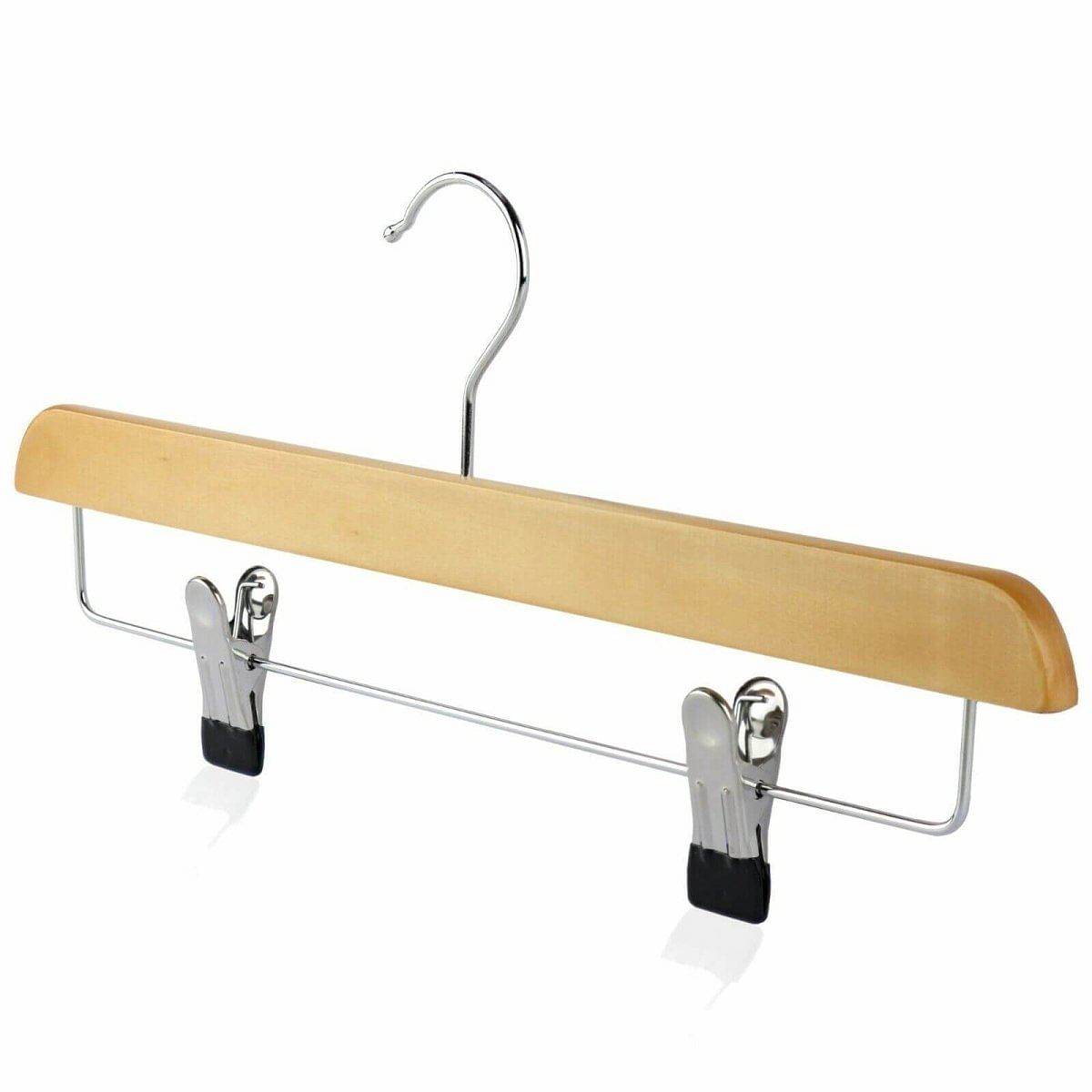 Wooden Kilt, Skirt Trouser, Hangers With Clips, Coat Clothes Hangers