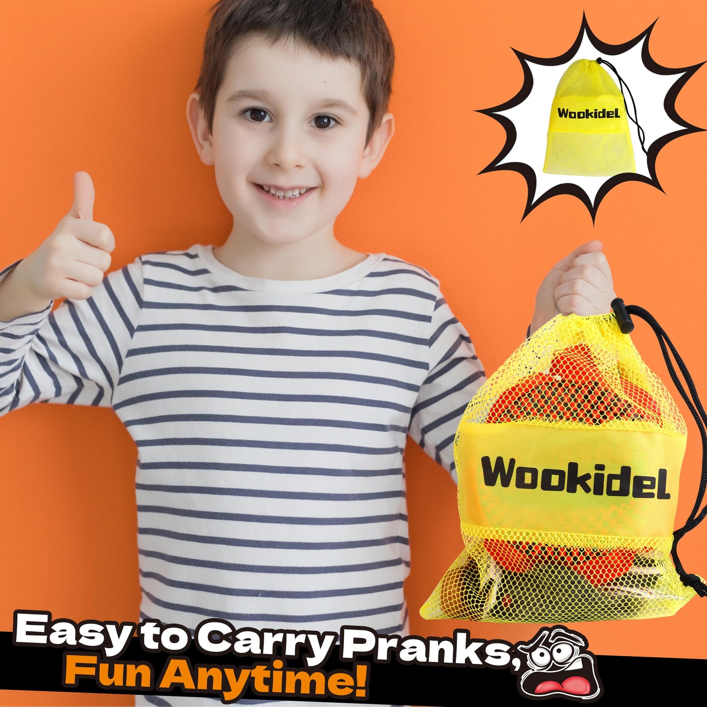 wookidel Prank Kit – 25 PCS Prank Toys for Kids & Adults