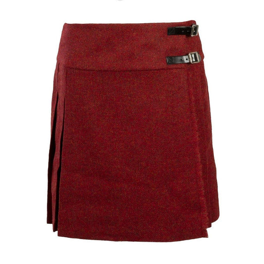 Wool Ladies Knee Length Pleated Kilt Skirt