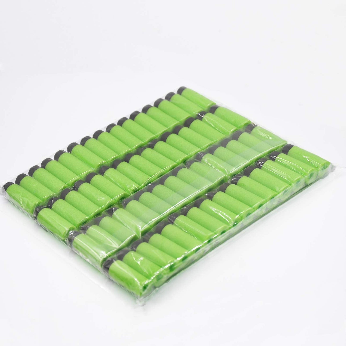 WORKER 50Pcs Stefan 36mm Short Darts for Nerf – Green Black