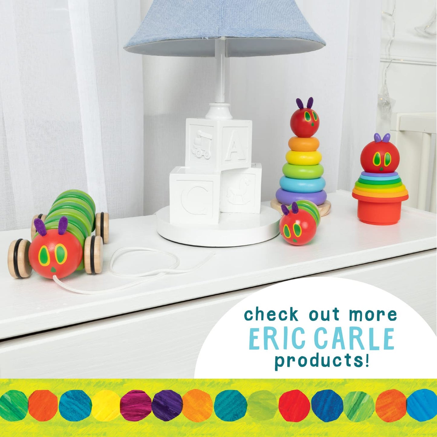 KIDS PREFERRED World of Eric Carle Caterpillar Bean Bag Toy 10in