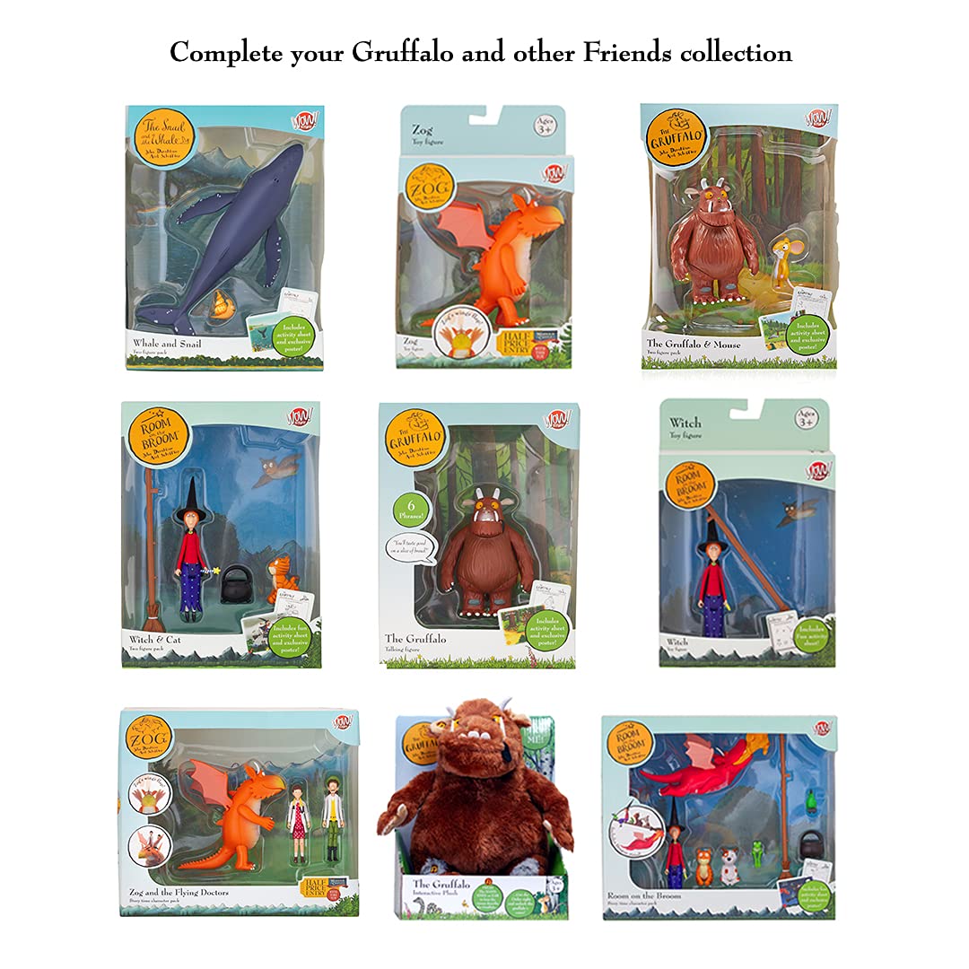 WOW! STUFF Room On The Broom Story Time Set – Official Collectible Articulated Figures