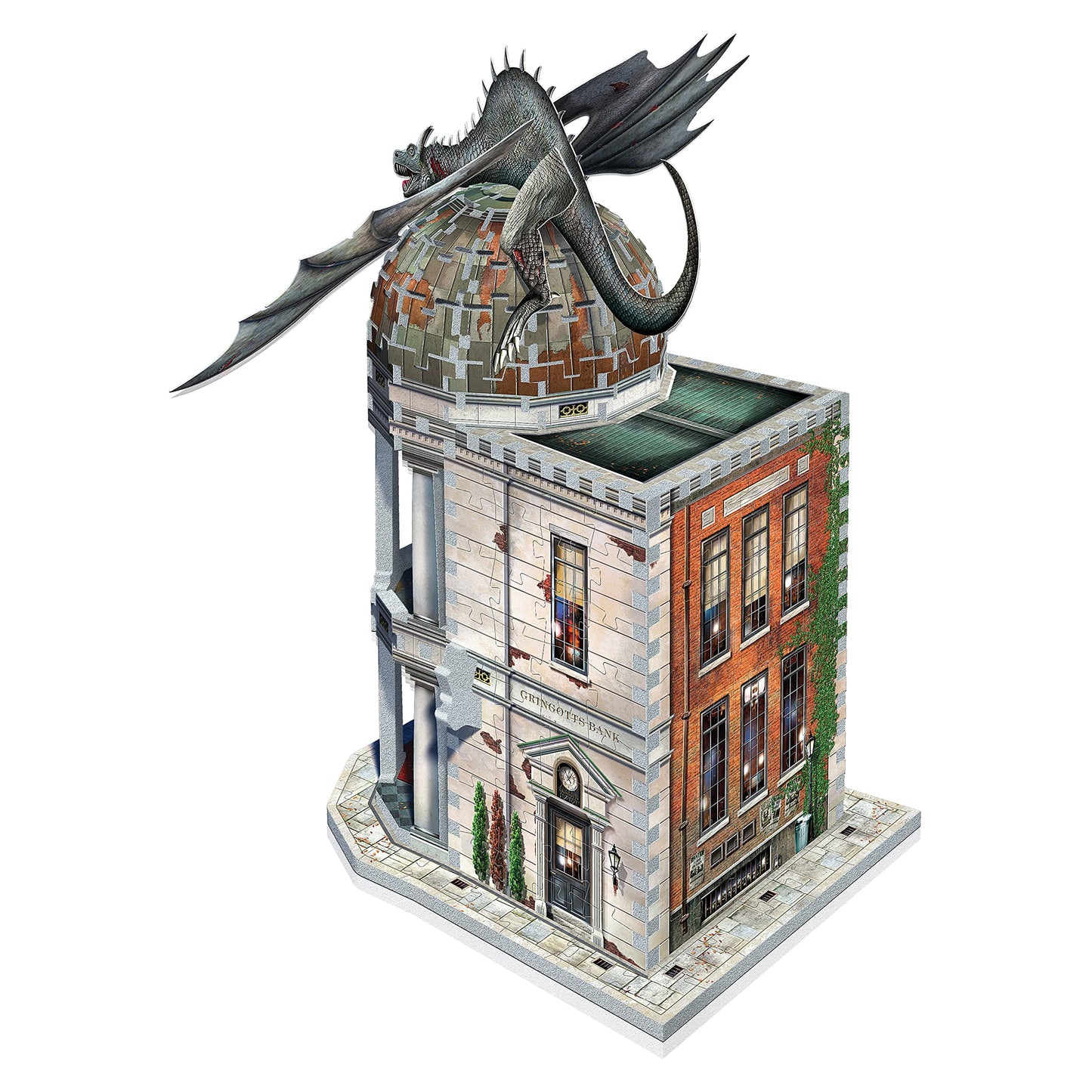 Wrebbit 3D Puzzle – Gringotts Bank 3D Model (Diagon Alley) – 300 Pieces