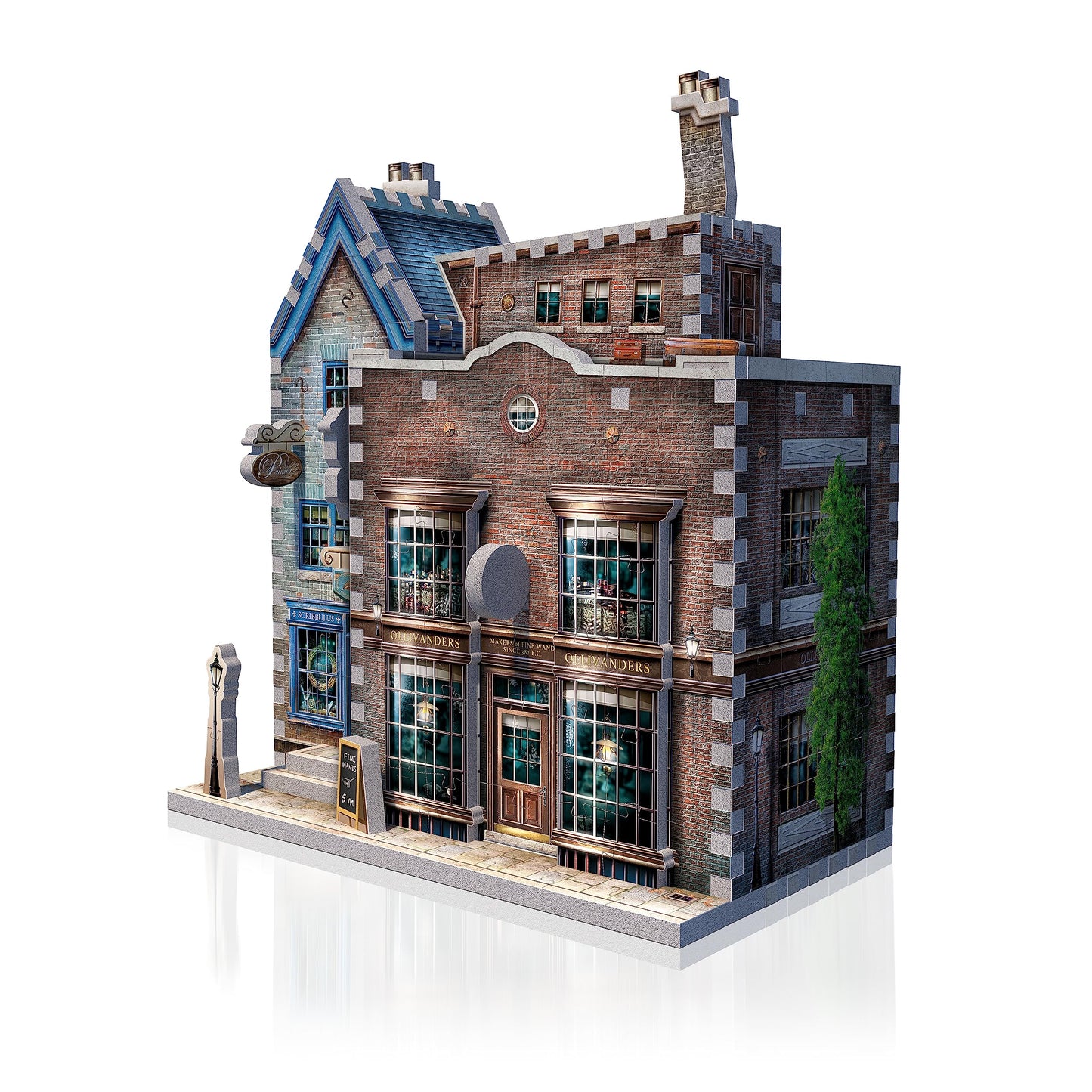 Wrebbit3D Ollivander’s Wand Shop 3D Puzzle – Diagon Alley Collection, 295 Pieces