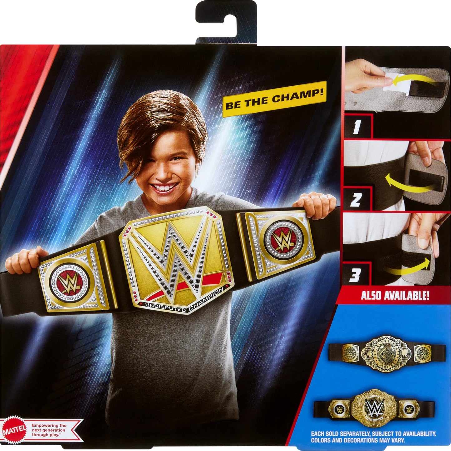WWE Championship Title – Undisputed WWE Universal Championship Role-Play Belt, 3+ Feet