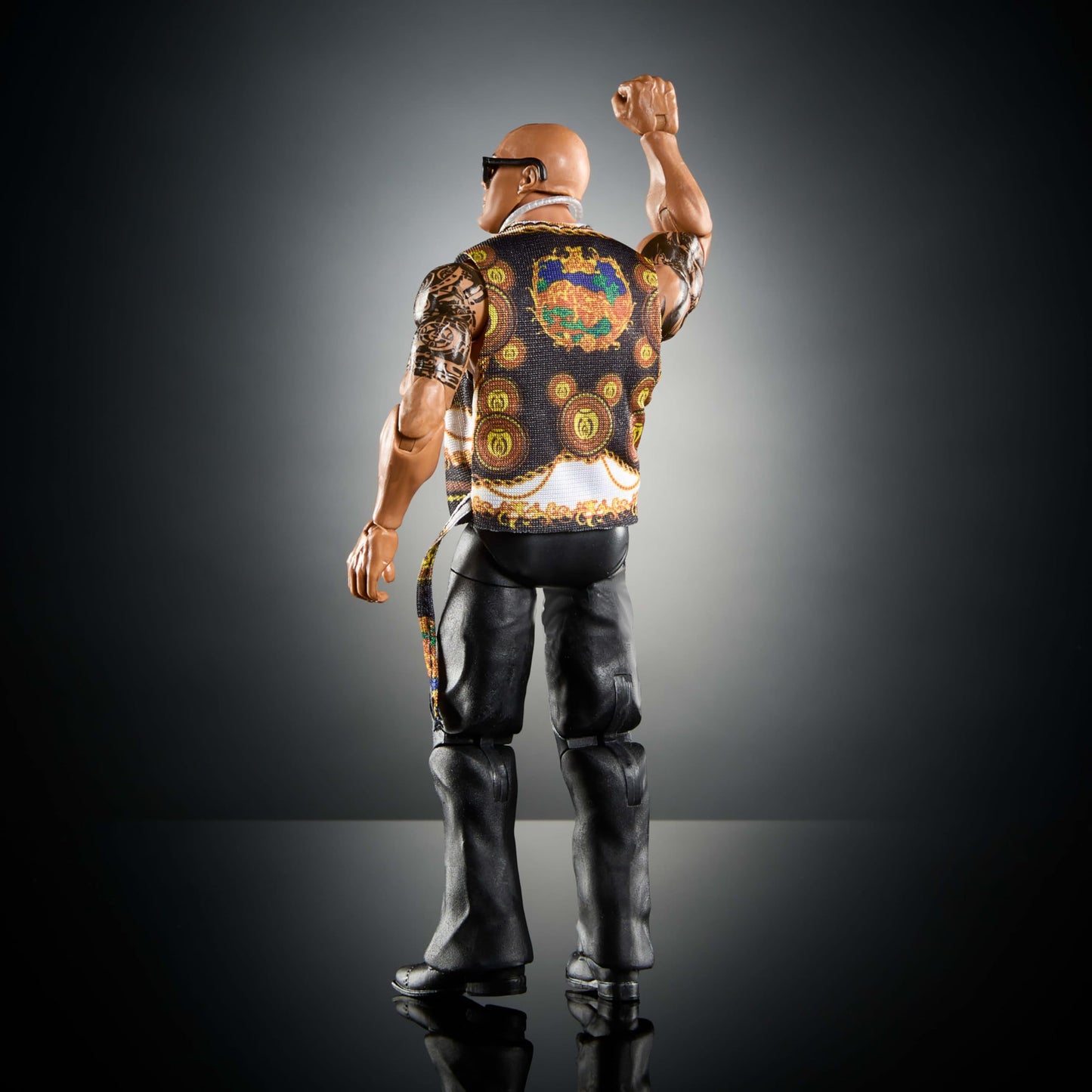 WWE Elite The Rock Action Figure Series 115 — 6-Inch, 25 Points of Articulation, Swappable Hands | Mattel WWE