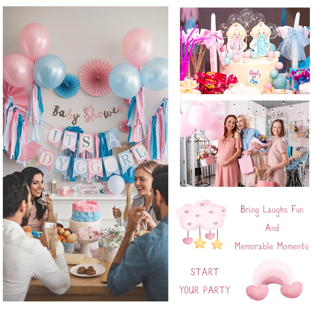 Wybgno Who Knows Mommy Best Baby Shower Game – 25 Pink Bow Cards | Ready-to-Play Icebreaker for Baby Girl Showers