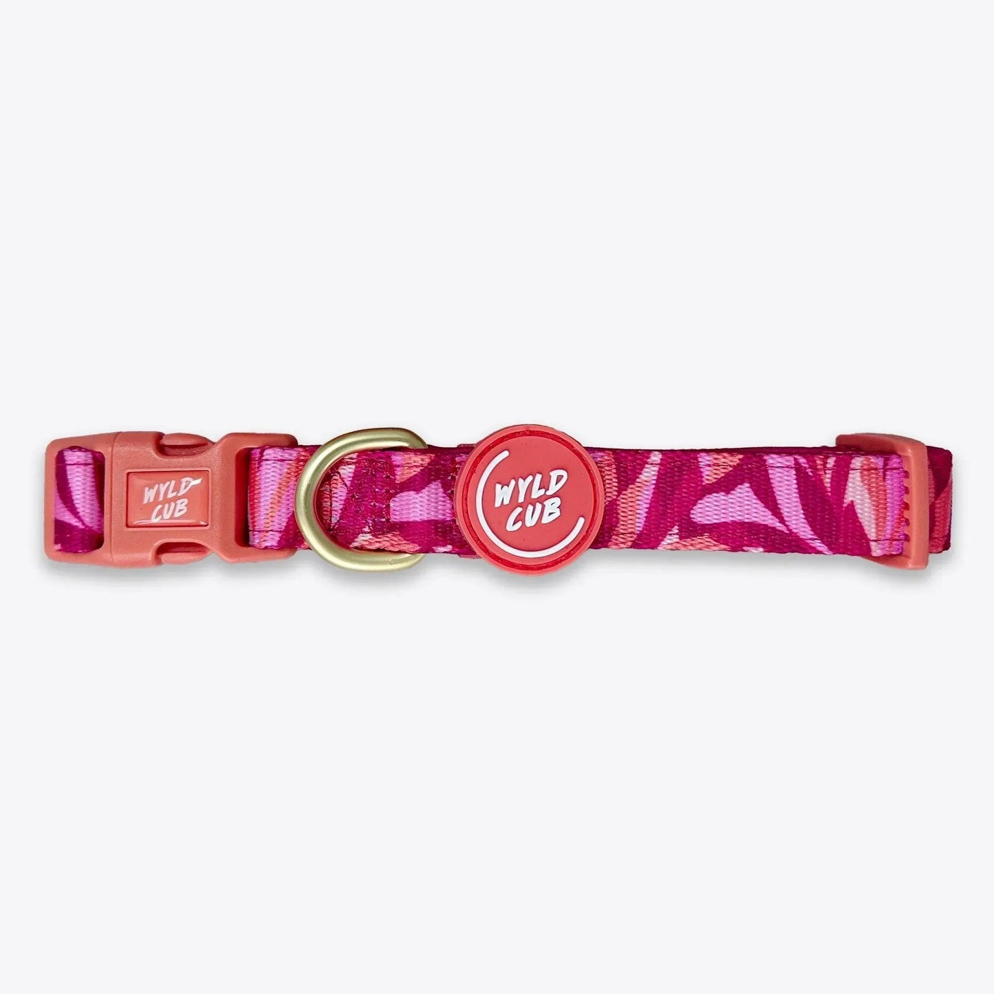 Wyld Cub - Adjustable Dog Collar: Kew Honeysuckle