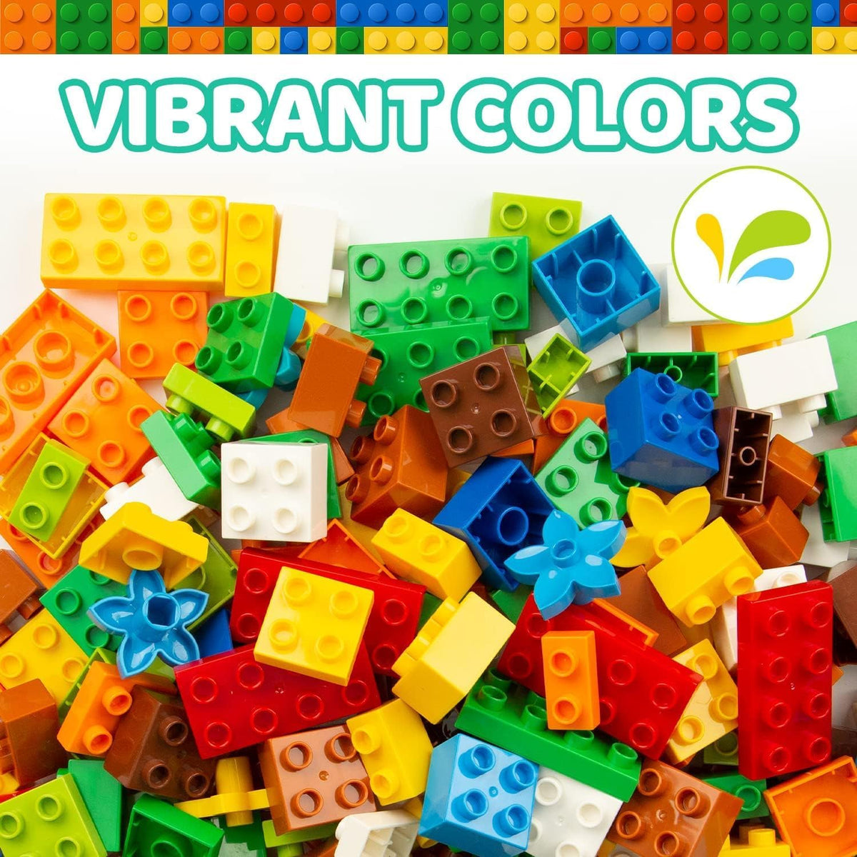WYSWYG 240-Piece Large Building Blocks Set for Toddlers & Kids — Duplo Compatible
