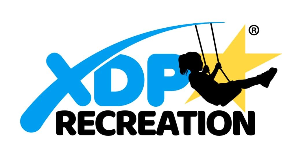 XDP Recreation Metal Ground Anchor Kit – 4pc Auger-Style Anchors for Swing Sets, Trampolines & Outdoor Furniture