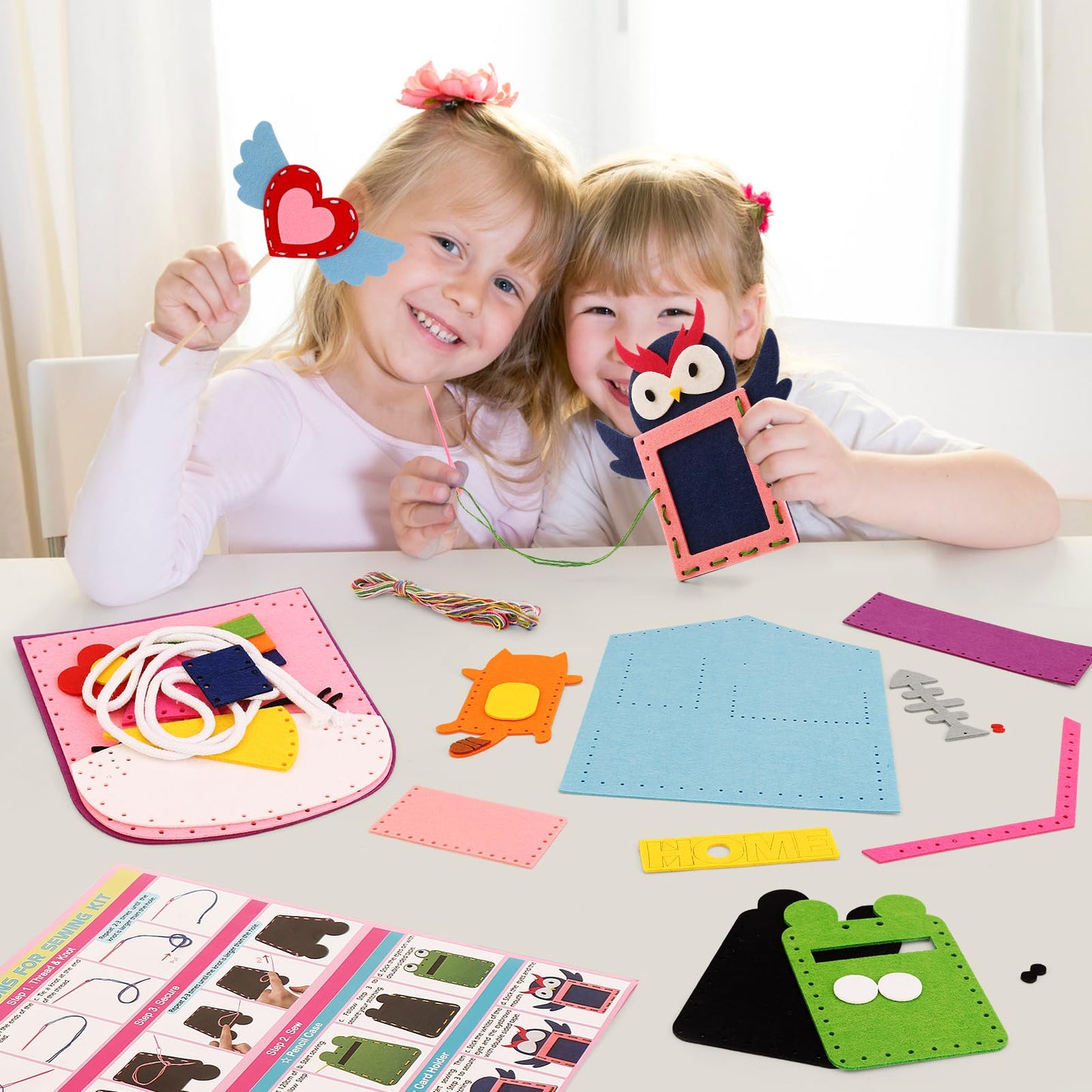 xFFFun My First Sewing Kit for Kids – 5 Easy Projects for Ages 4-8