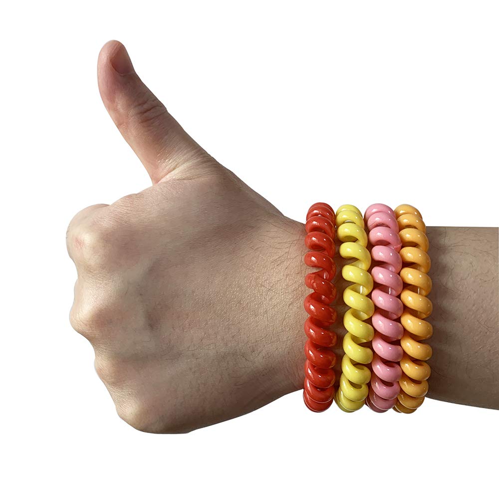 YAFANG Sensory Bracelets (8-Pack) – Fidget Coil Wristbands for Focus & Calm