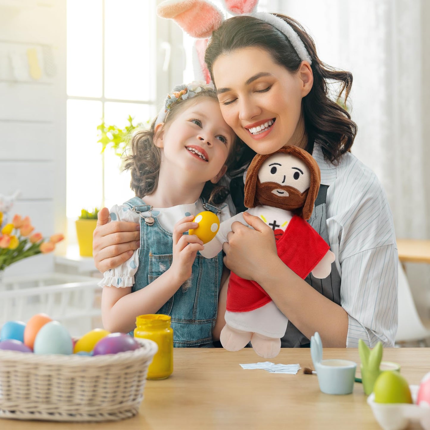 Yelakey 13-Inch Jesus Plush Toy – Soft, Safe Comfort for Kids