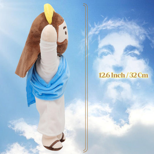 Yelakey 13-inch Jesus Plush Doll – Soft Christian Plushie for Easter, Christmas & Gifts