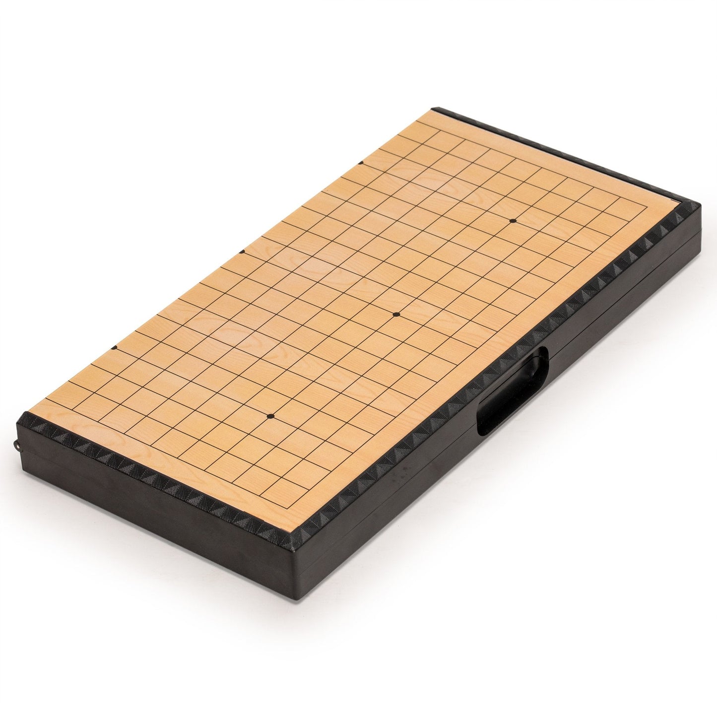 Yellow Mountain Imports Magnetic Go Game Set - 11-Inch Board, 181 Black & 180 White Convex Stones