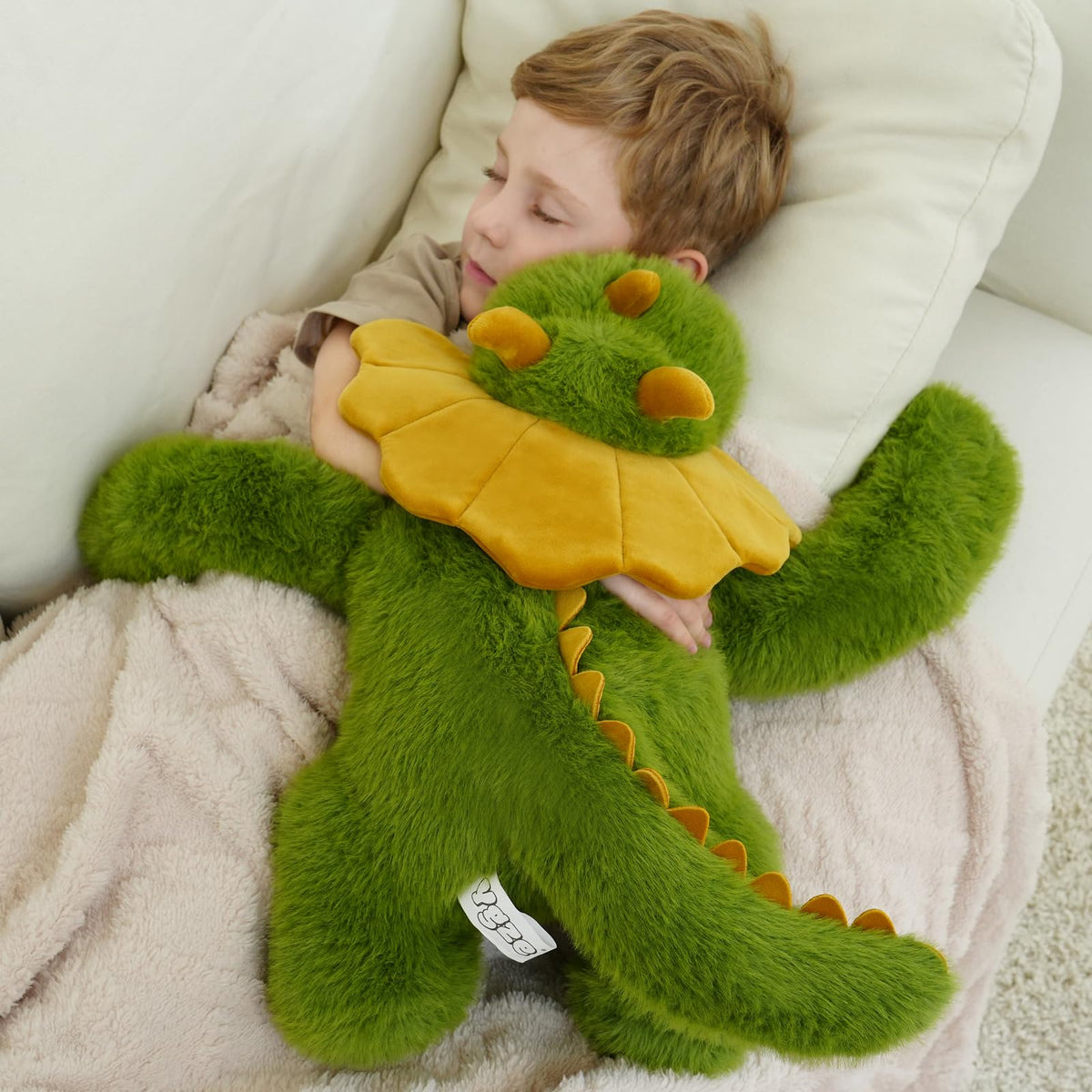 YGZE Weighted Dinosaur Stuffed Animal – 24-Inch, 4 lb Plush Dino Toy for Kids