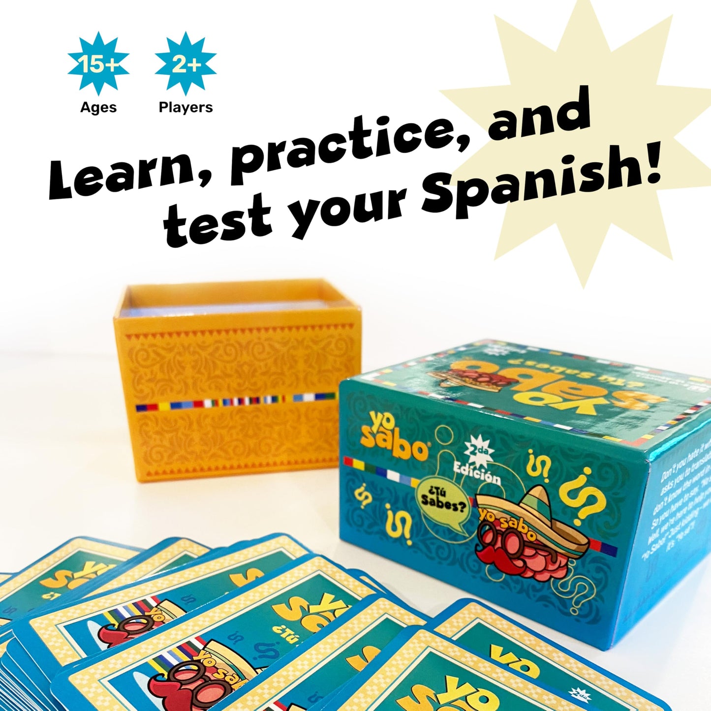 Yo Sabo Edition 2: New Family-Friendly Bilingual Card Game – 198 Cards