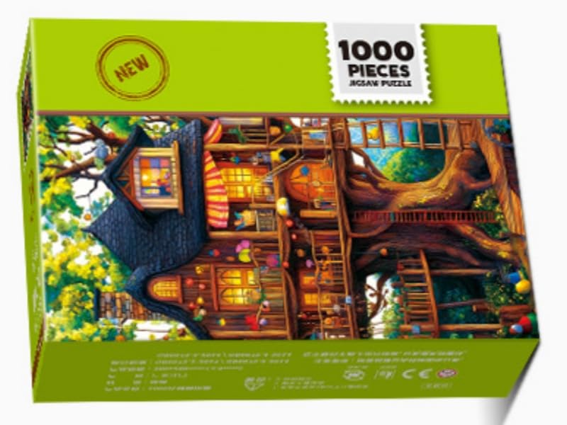 YOGEON Tree House Puzzles for Adults — 1000 Pieces | Nature-Inspired Jigsaw