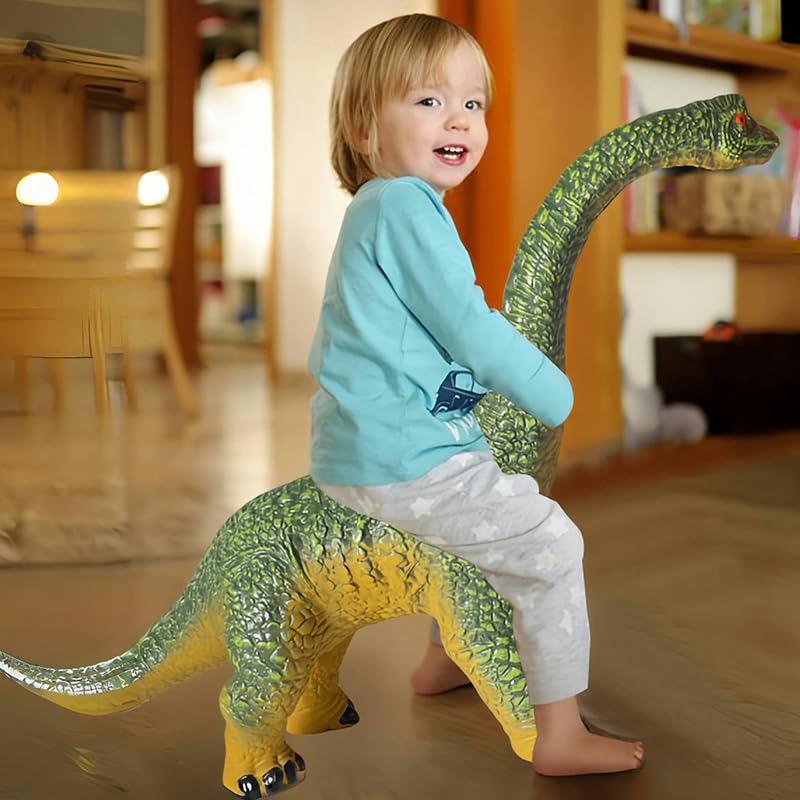 YONGJULE Big Brachiosaurus 32-Inch Inflatable Dinosaur Toy – Safe, Realistic Play