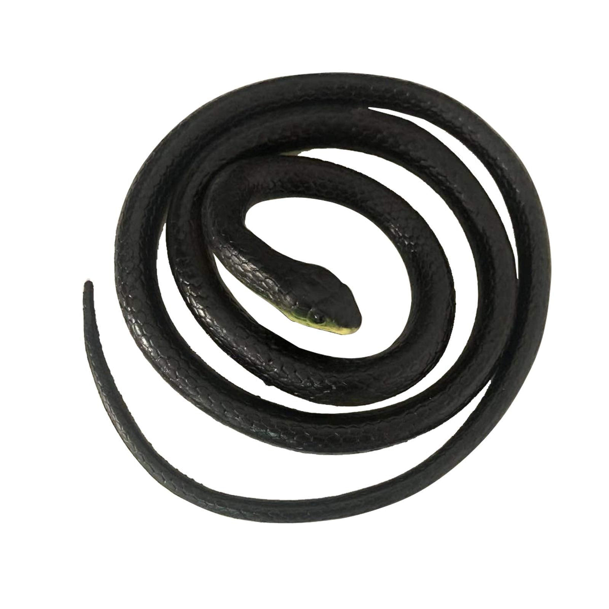 Yoogeer 47-Inch Rubber Lifelike Snake — Realistic Gag Toy for Pranks and Halloween Decor
