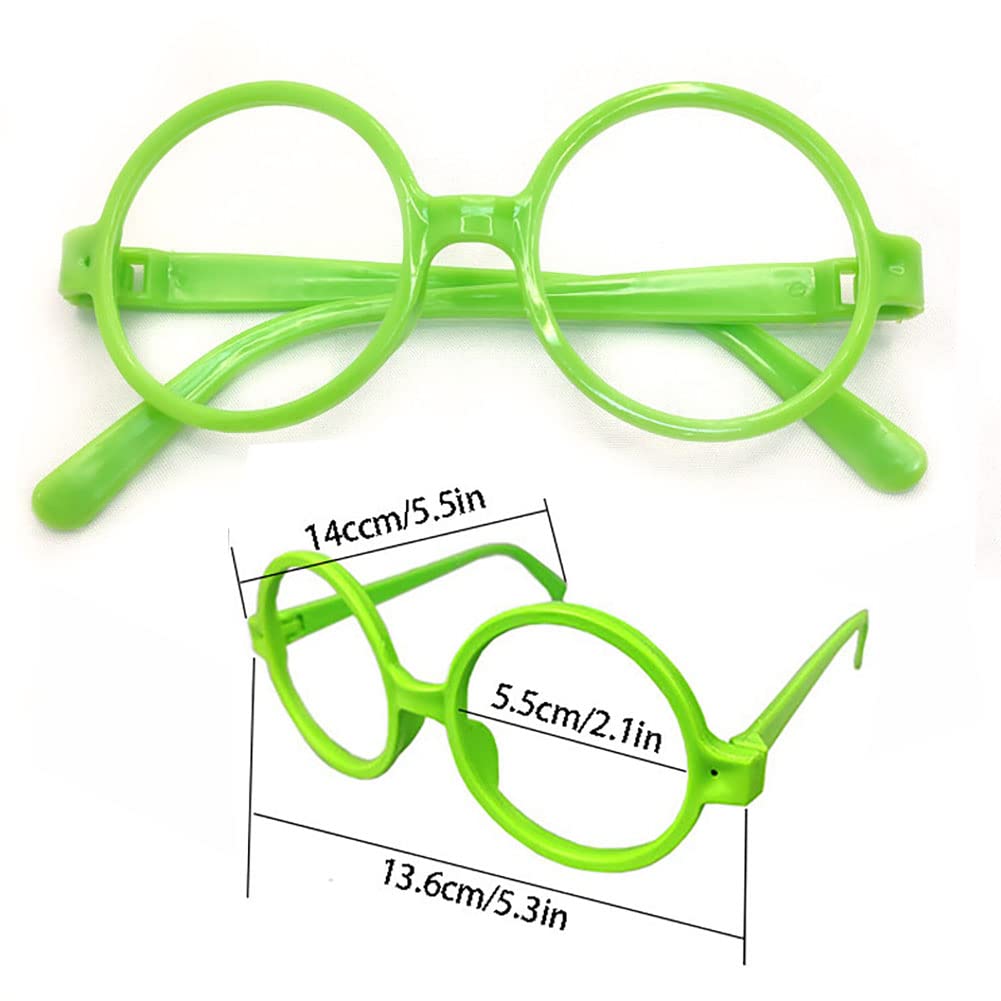 Yosbabe Mirabel Costume Accessories Set – Crossbody Bag, Green Glasses, Headband, Earrings