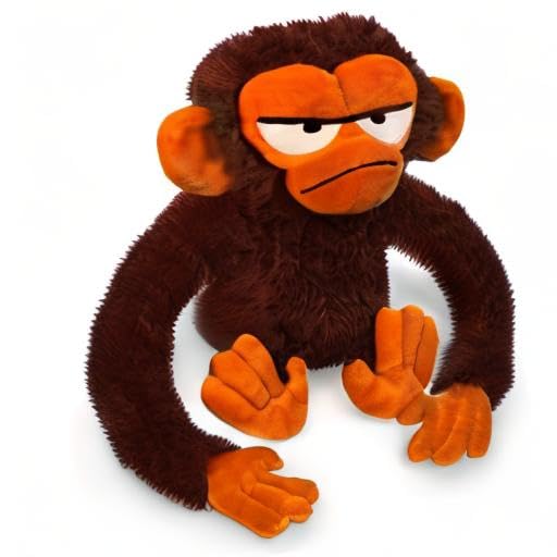 YOTTOY Grumpy Monkey Soft Plush Toy – 12in | Contemporary Collection
