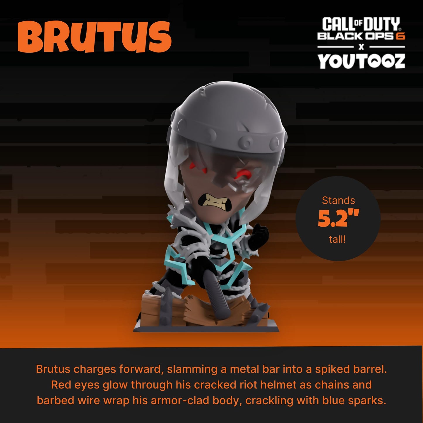 Youtooz Brutus 4.6-Inch Vinyl Figure – Call of Duty Zombies Collectible