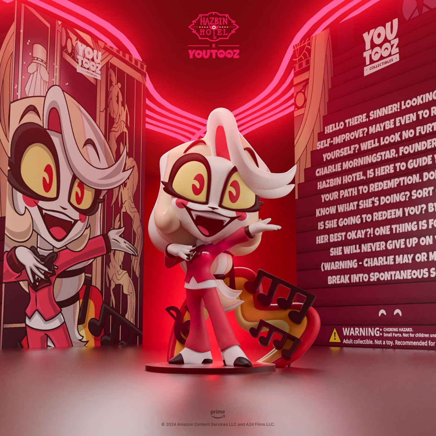 Youtooz Charlie Morningstar Vinyl Figure – 5.2-inch Hazbin Hotel Collectible
