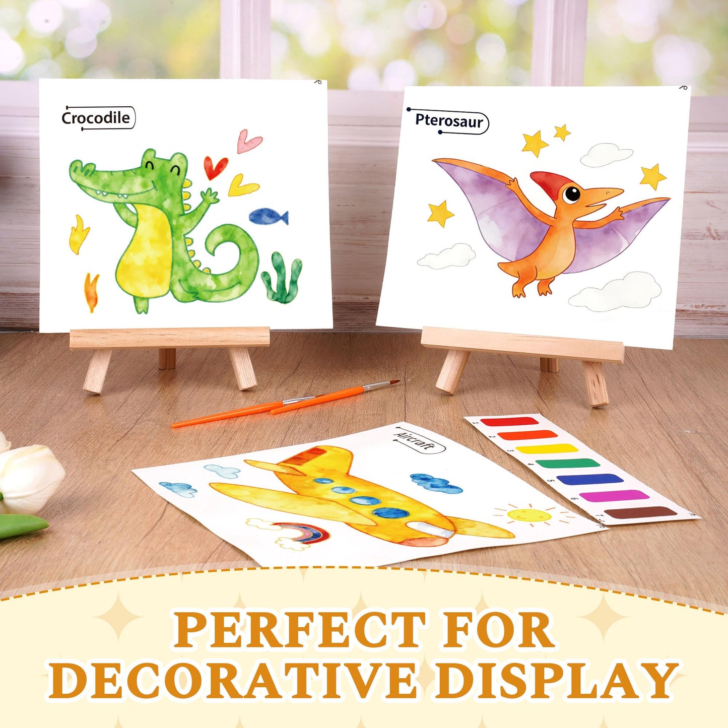 YPLUS Paint with Water Books for Toddlers – 3 Theme Watercolor Drawing Set (Ages 1-6)