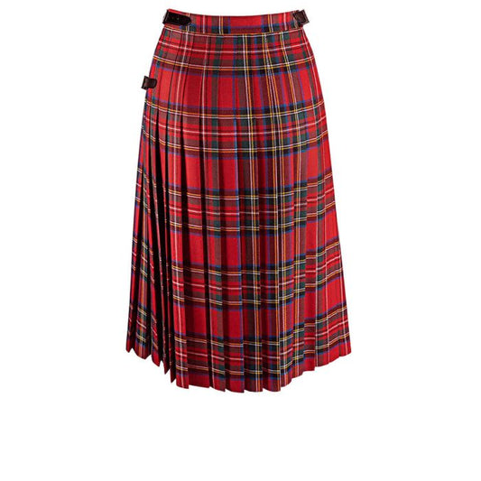 Ladies Tartan Kilted Mid-calf 27" Length Pleat Skirt Kilt
