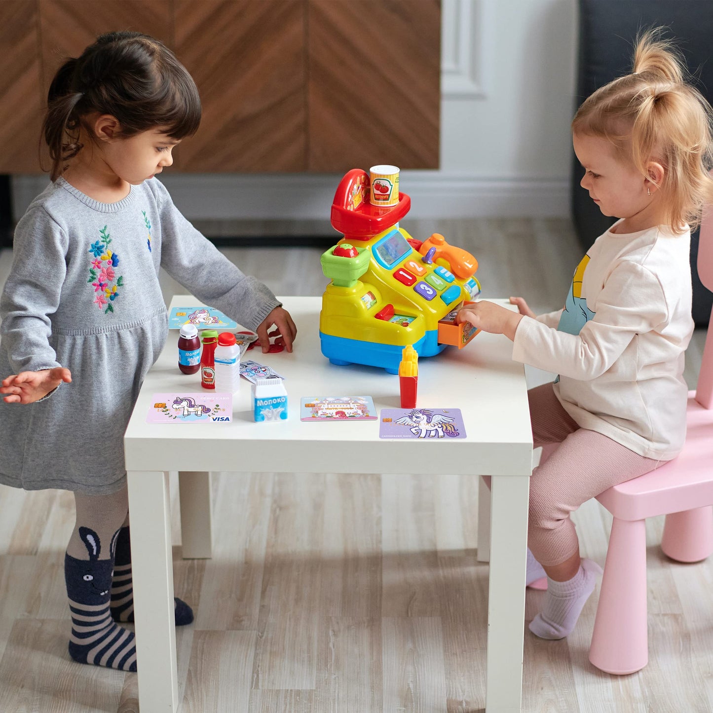 YTYOTO Fake Credit Cards for Kids – 10pc Play Debit & Credit Cards Set