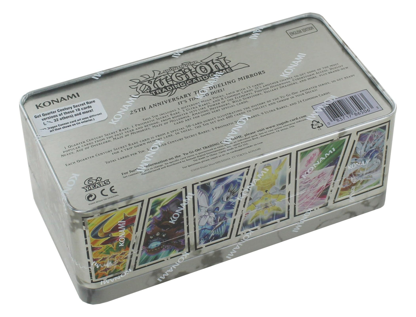Yu-Gi-Oh! 25th Anniversary Dueling Mirrors Tin | Premium Rare Pulls & Collectible Cards