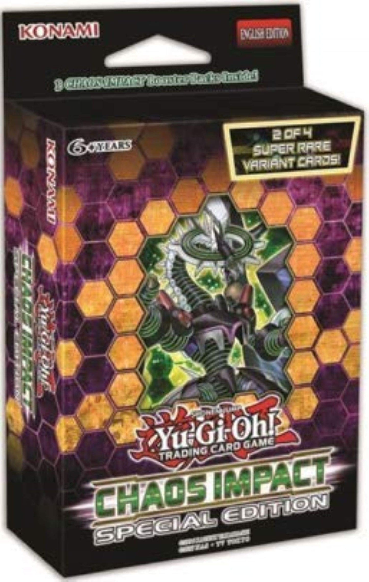 Yu-Gi-Oh! Chaos Impact Special Edition Deck – 3 Booster Packs + 2 Super Rare Cards