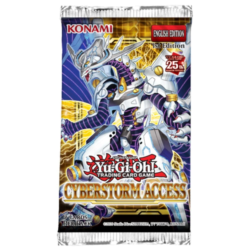 Yu-Gi-Oh! Cyberstorm Access Booster (24 Packs) – 100 New Cards for Fresh Strategies