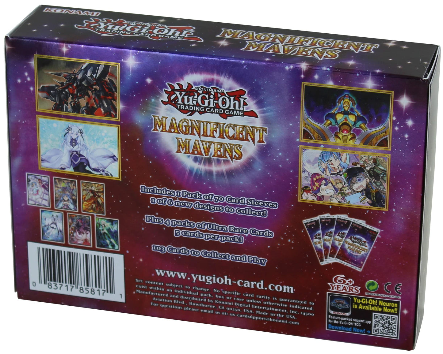 Yu-Gi-Oh TCG 2022 Holiday Box – Ultra Rare Cards, Themed Sleeves, US Origin