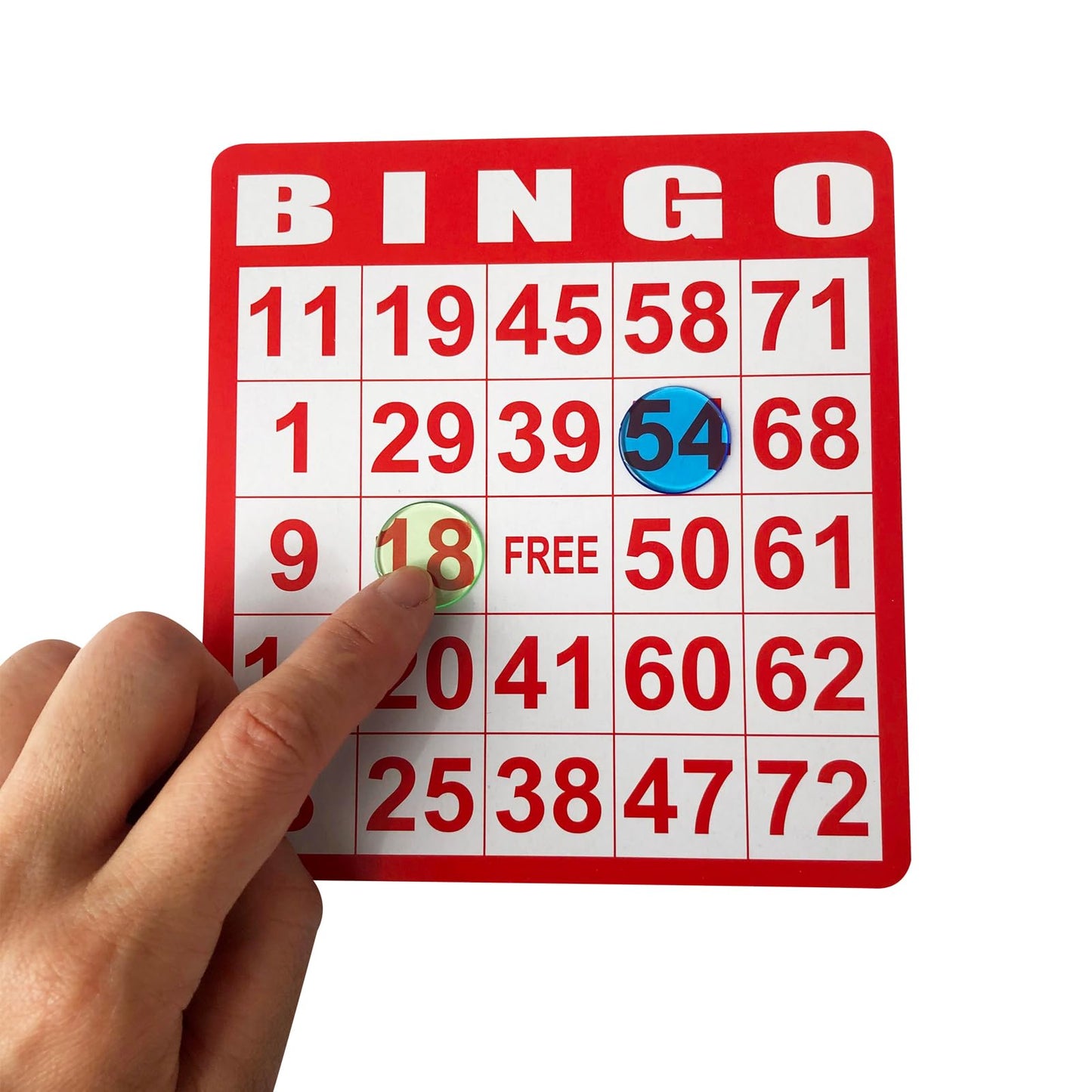 Yuanhe 50 Bingo Game Cards – Durable Mixed-Color Card Set for Parties, Classrooms