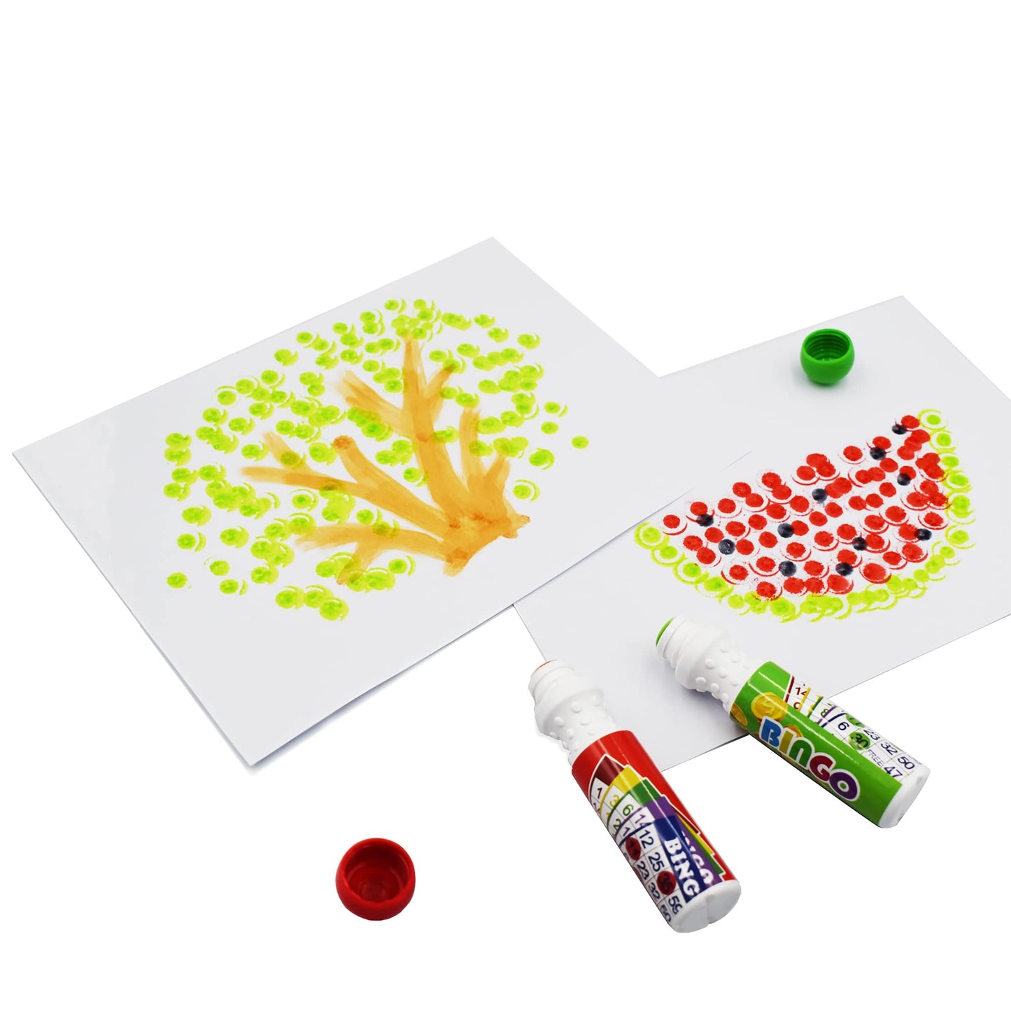Yuanhe Bingo Daubers Dot Markers – Mixed Colors 6-Pack