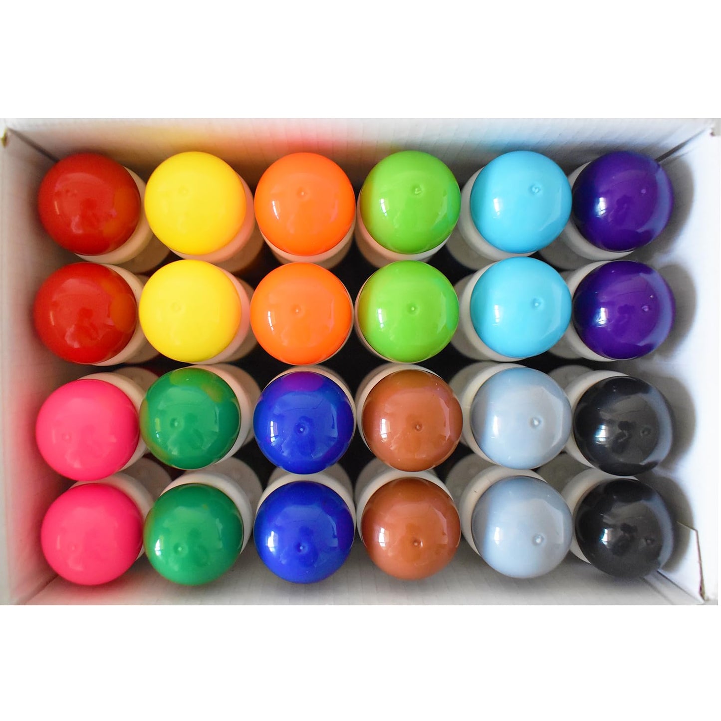 Yuanhe Bingo Daubers 24-Pack Mixed Colors – Quick-Dry, Leakage-Proof Dot Markers