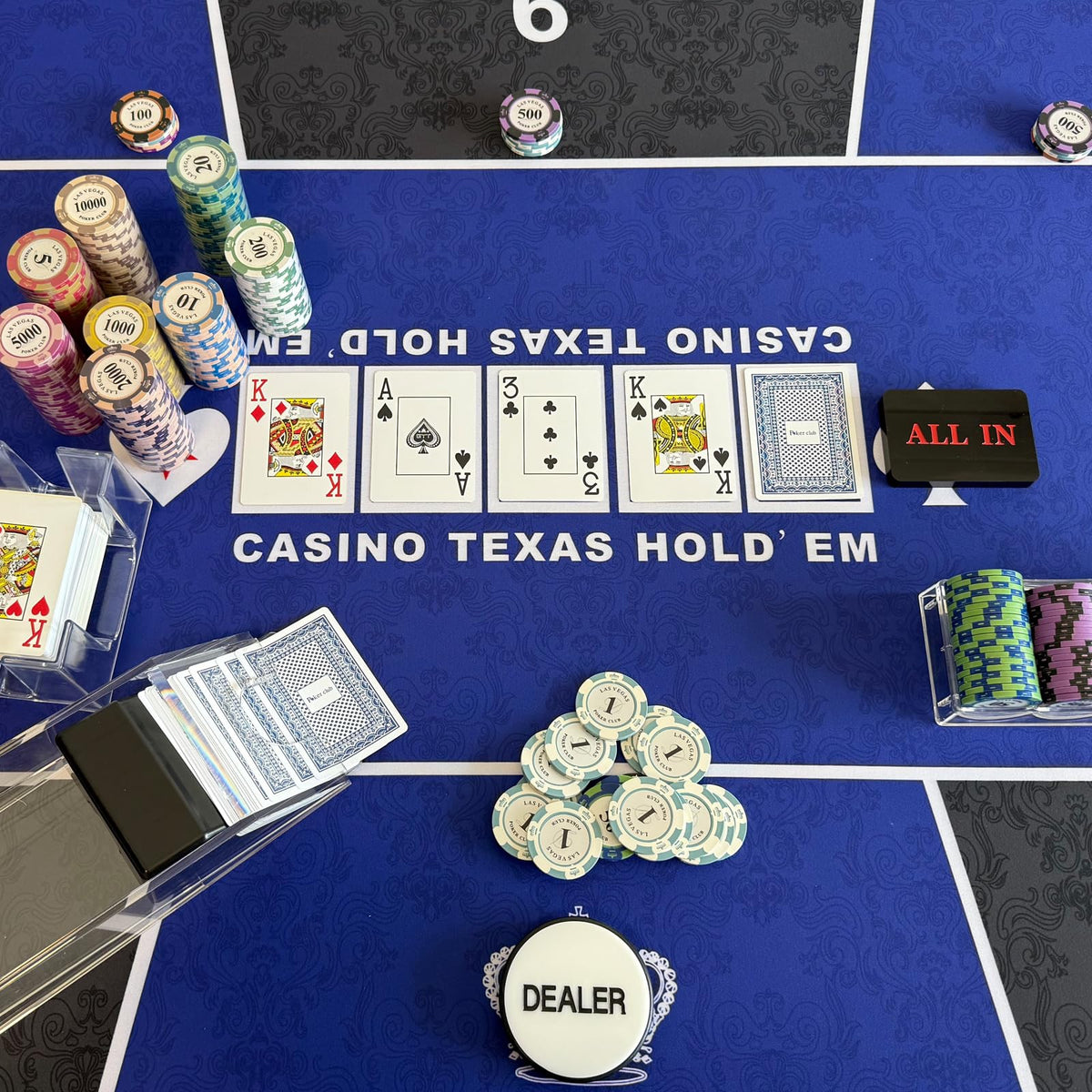 Yuanhe Casino Craps Dealer Button - 3-Inch Double-Sided Puck Markers for Poker, Texas Hold'em & Card Games