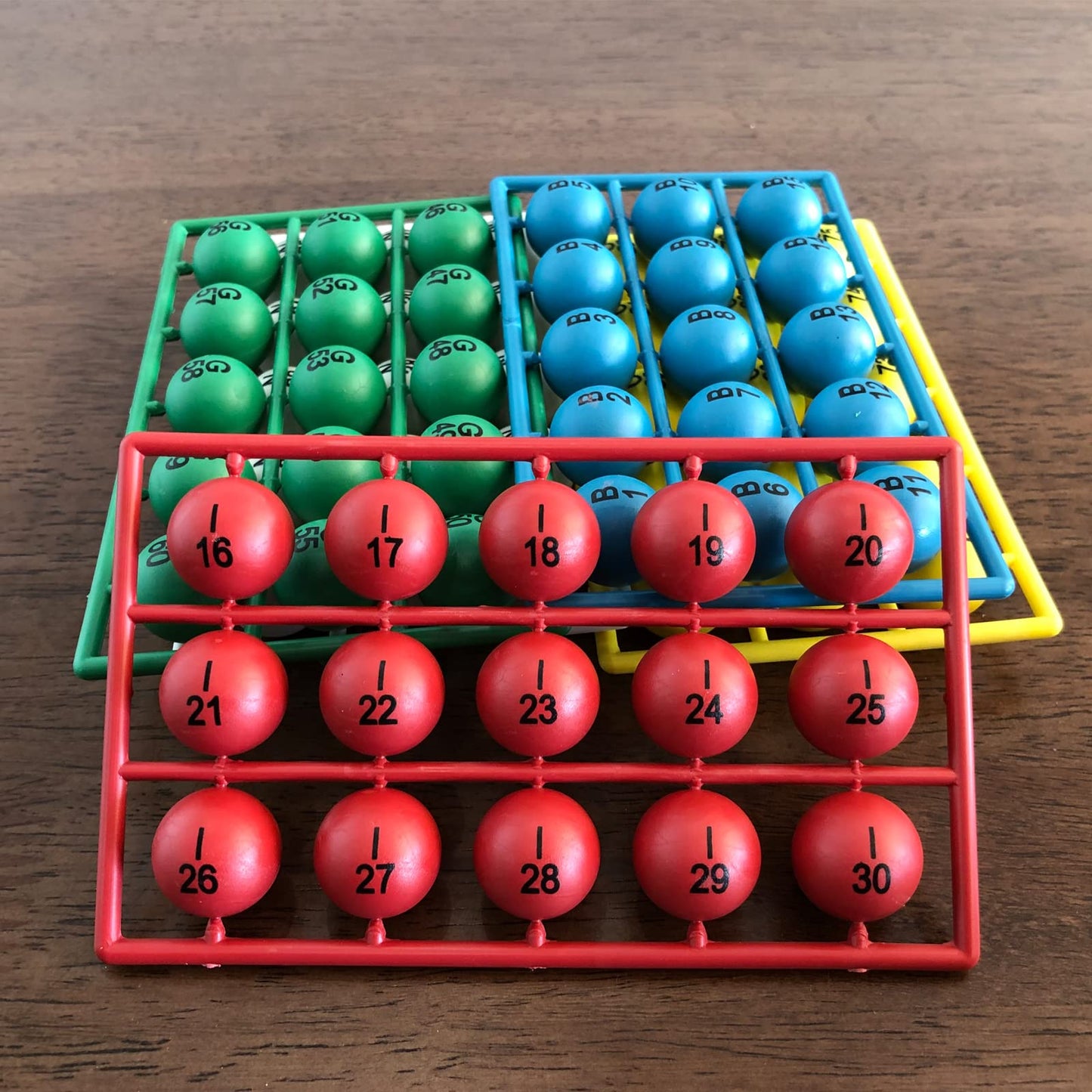 Yuanhe 0.8 Inch Bingo Balls – 75 Count for Jumbo Cages & Boards
