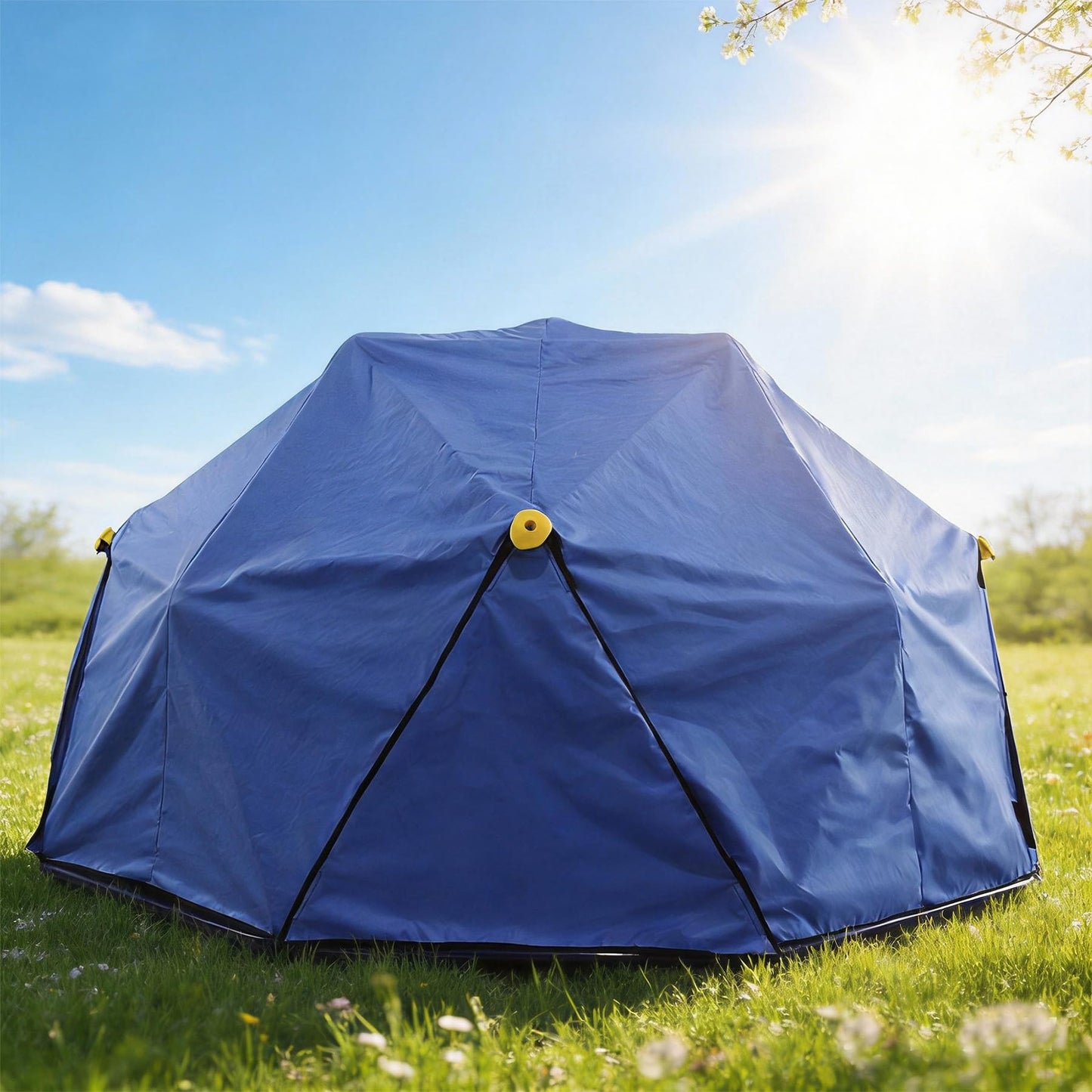 YuAnWe 10ft Dome Canopy Cover for Outdoor Play — UV-Resistant, Breathable, Washable