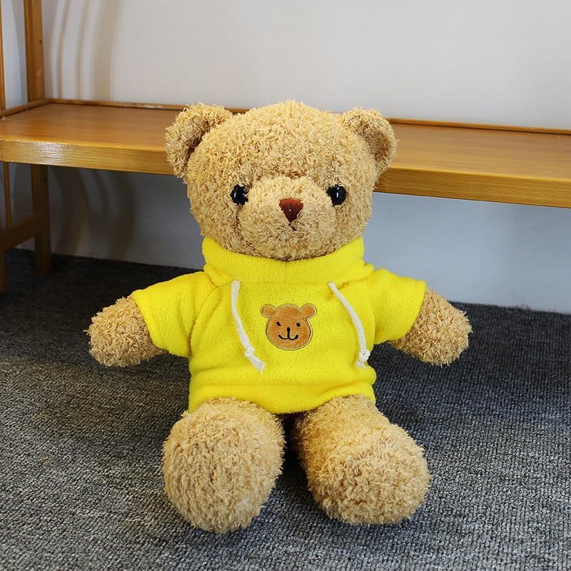 YUKOUQIAN 36in Yellow Teddy Bear Plush – Large Soft Toy for Kids