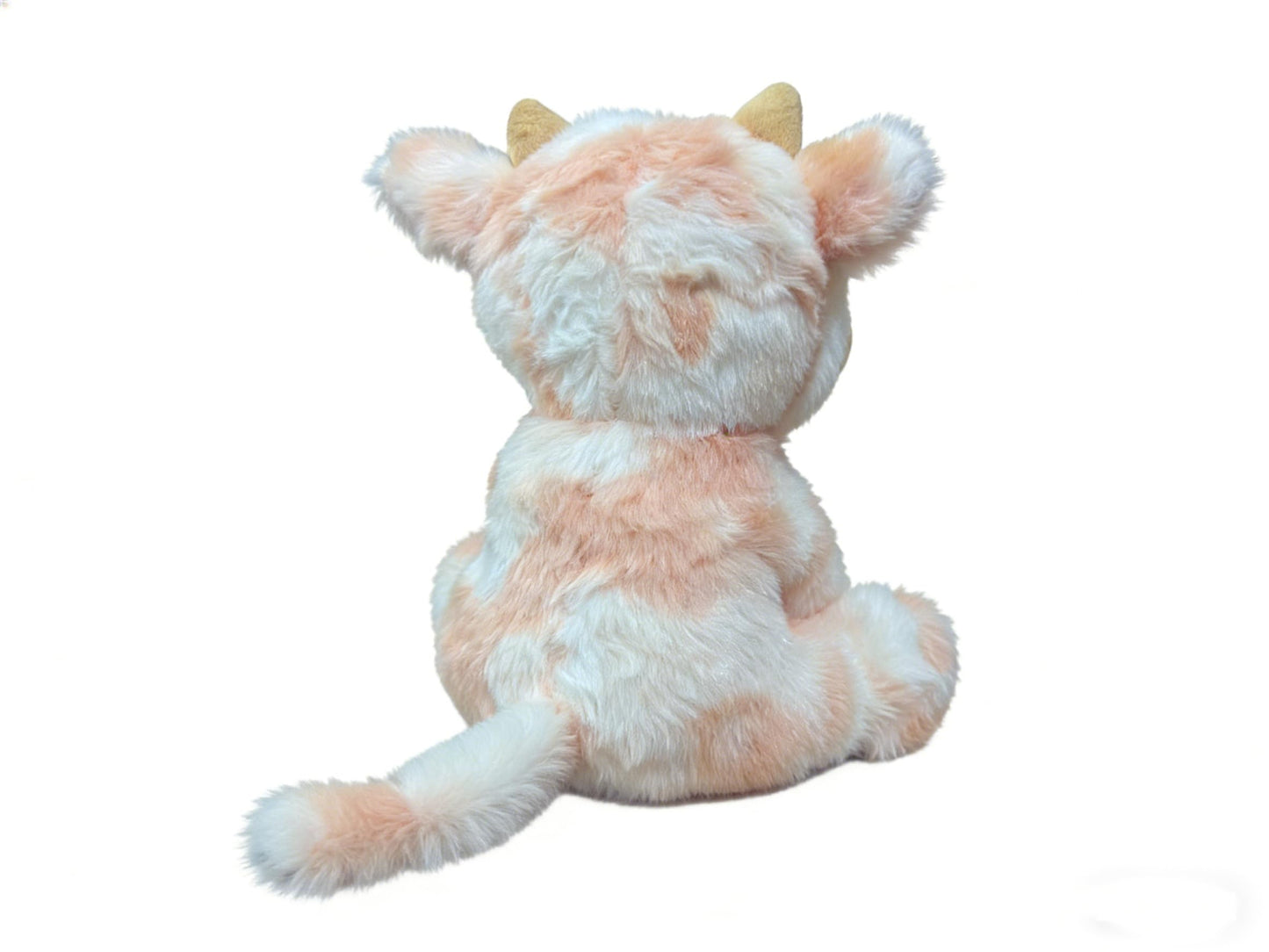 YUKOUQIAN Cute Cow Plush – 8-Inch Stuffed Animal Doll for Girls & Boys, Orange CAI