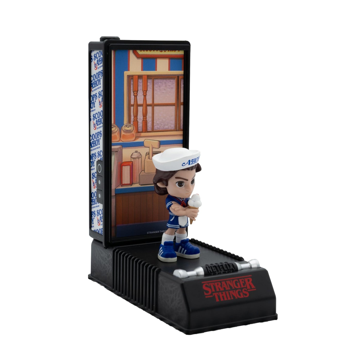 YuMe Stranger Things Walkie Talkie Collectible – Series 3, 8 Hawkins Characters & Display Stand
