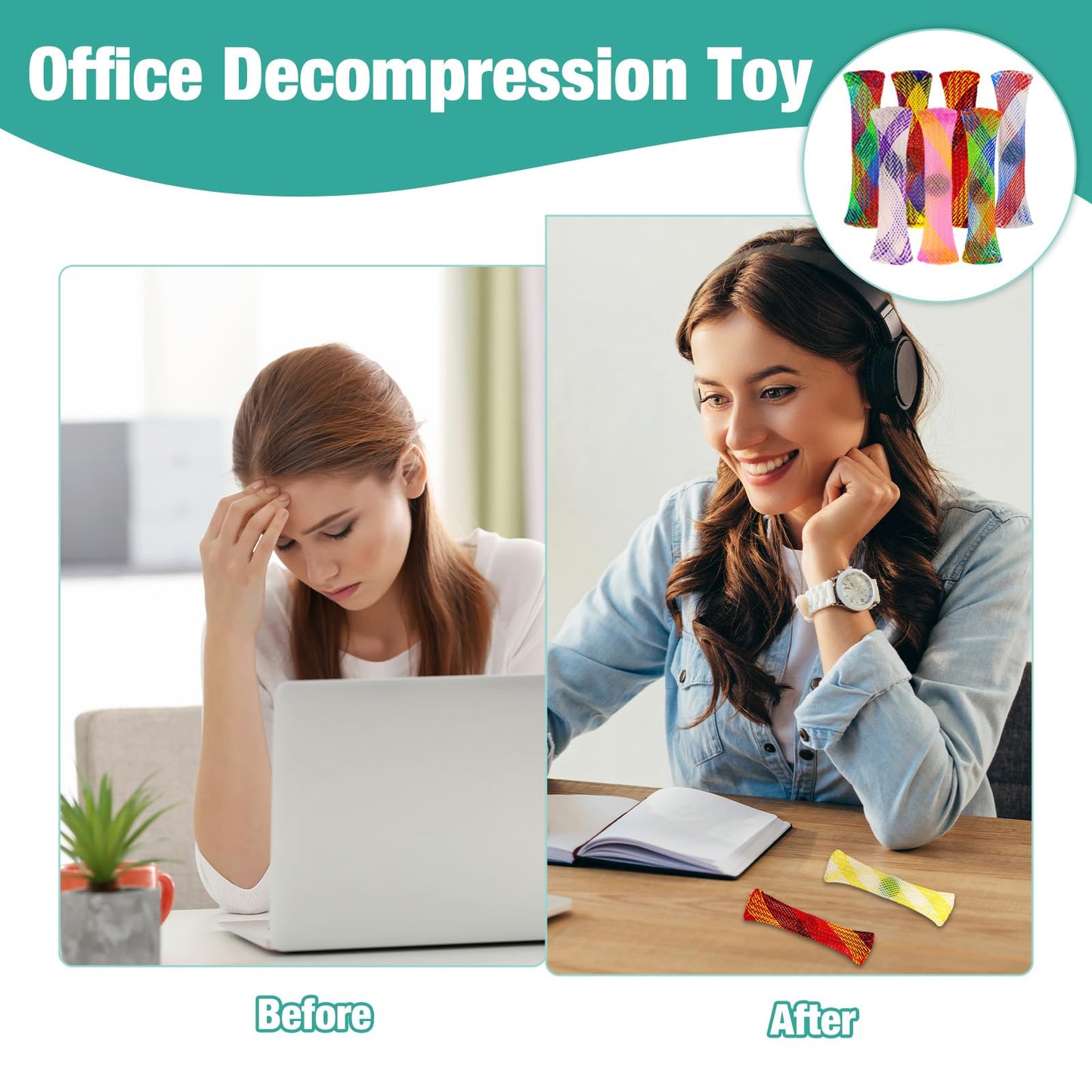 YUQILIN Marble Mesh Fidget Toys – 120pc Bulk Set for Focus and Stress Relief
