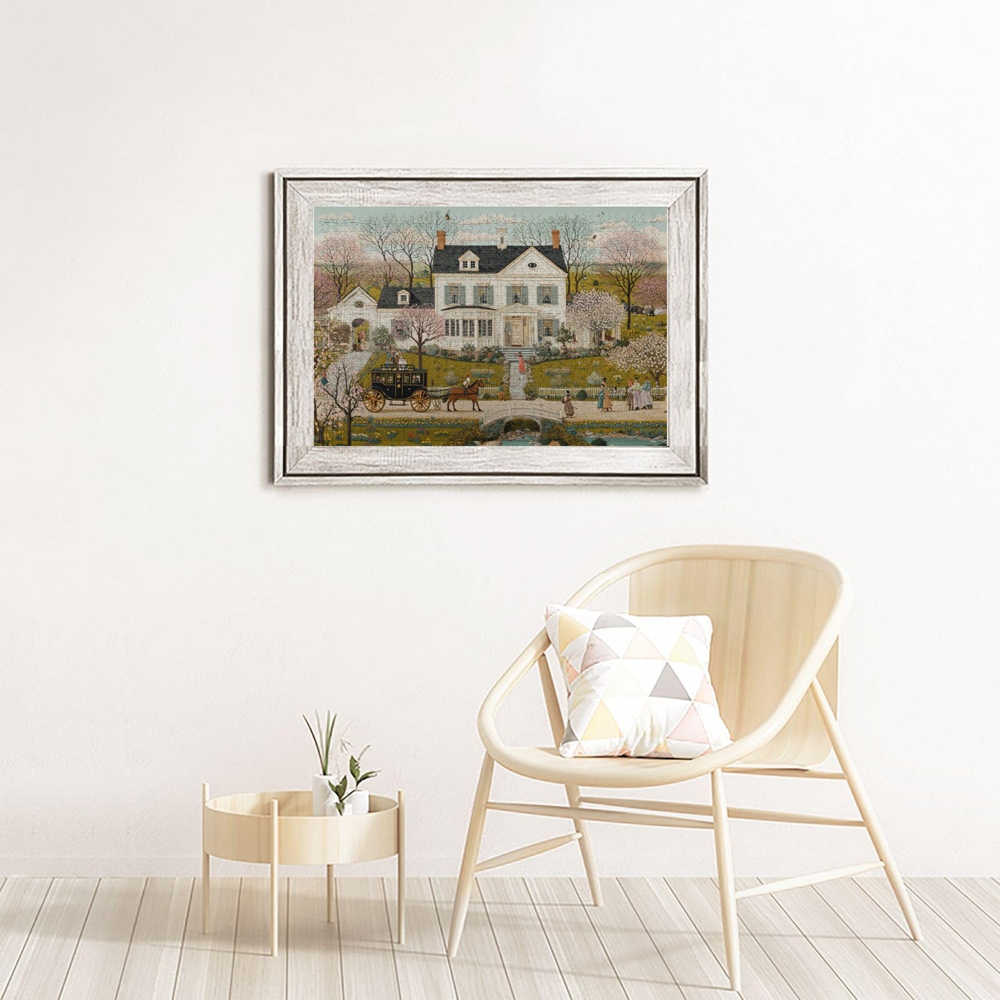 Yuwvewv 1000-Piece Jane Austen Spring Manor Puzzle – Mindful Relaxation, Home Décor & Gift
