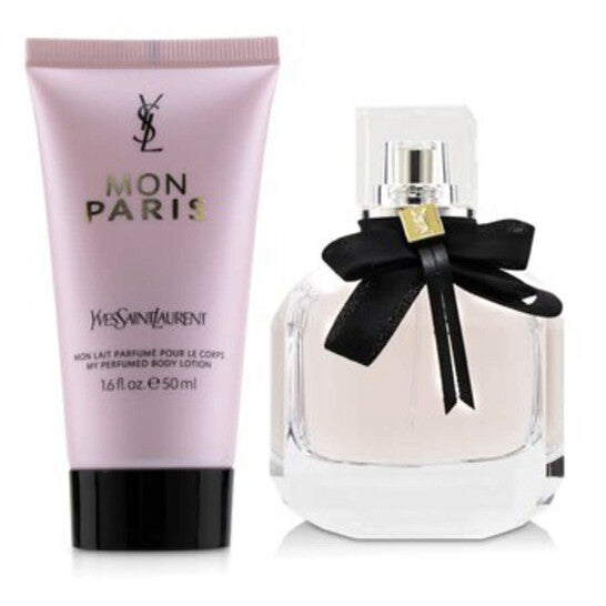 Yves Saint Laurent Mon Paris Gift Set 50ml EDP + 50ml Body Lotion Women's Fragrance