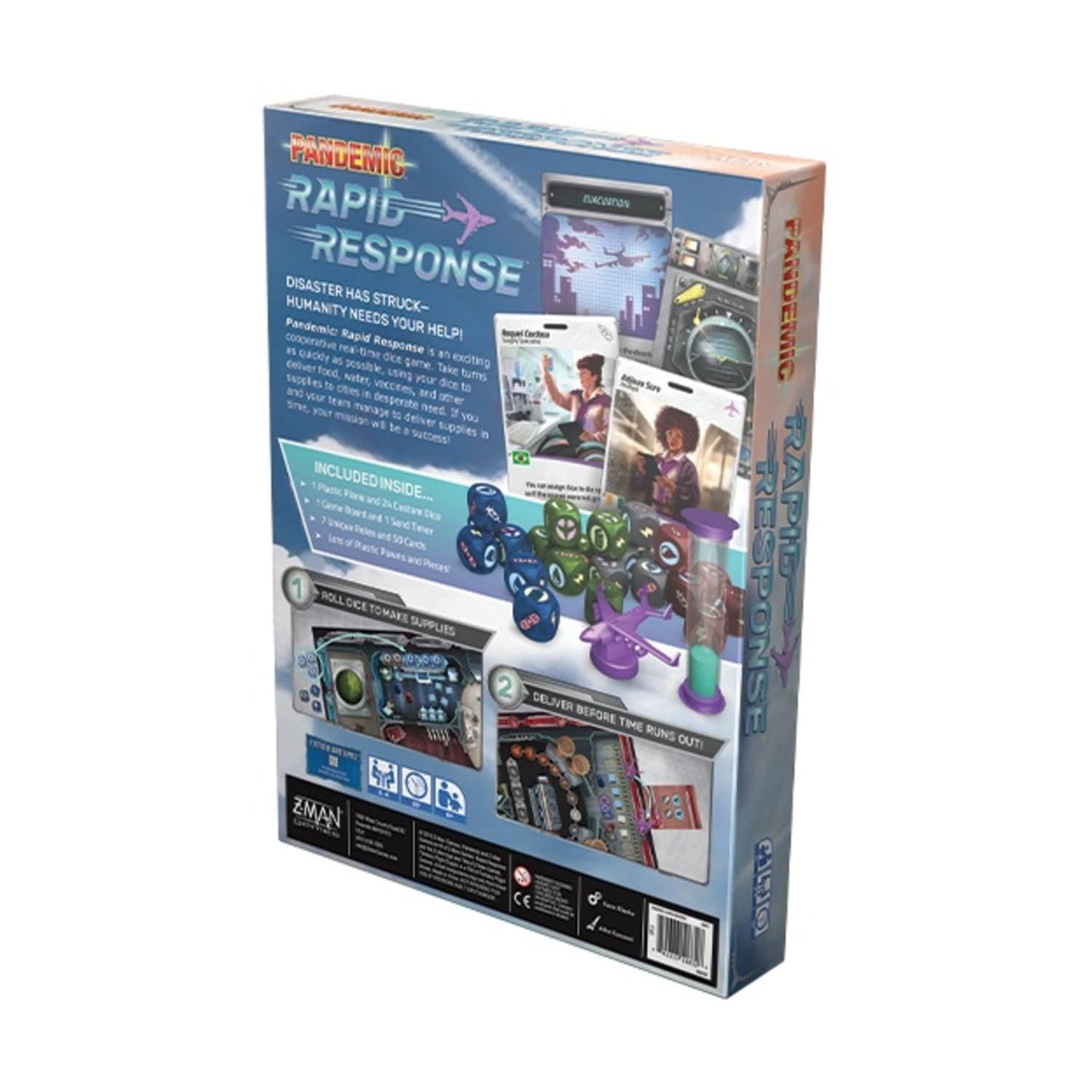 Pandemic Rapid Response Board Game – Real-Time Cooperative Play by Z-Man Games (2-4, 20 min)
